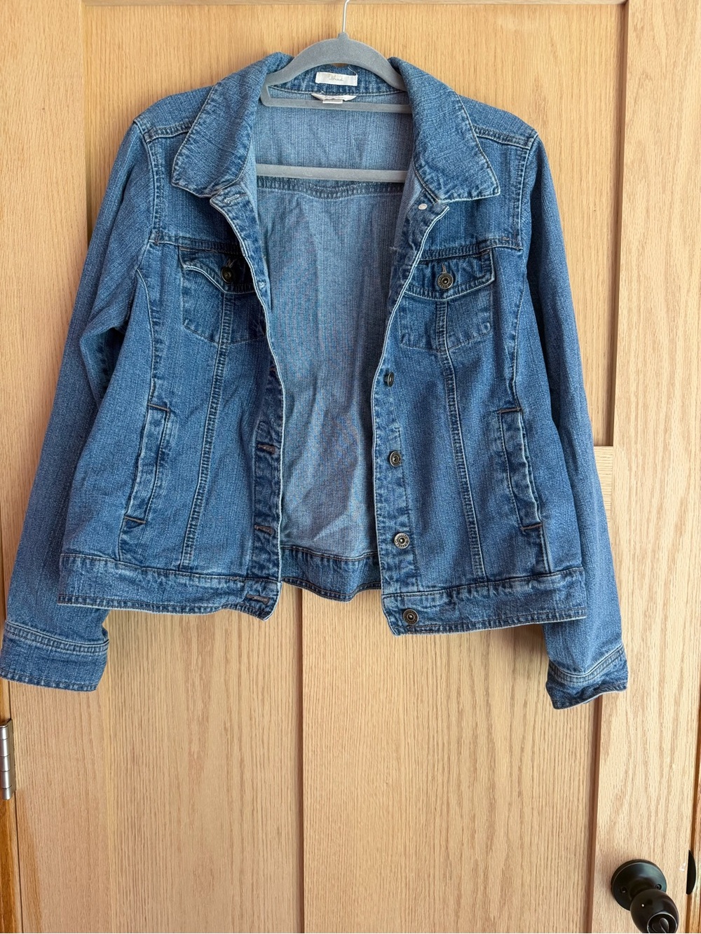 Christopher & Banks Denim Jacket - Medium Blue